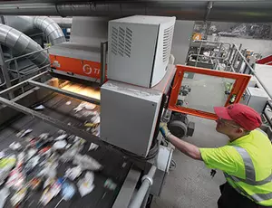 Veolia nottinghamshire mansfield materials recovery facility