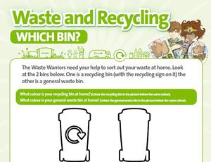 Nottinghamshire Recycles Waste Warriors - Which Bin