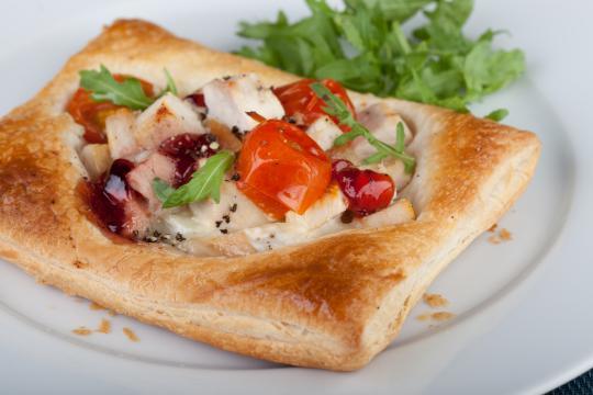 Goats cheese tarts