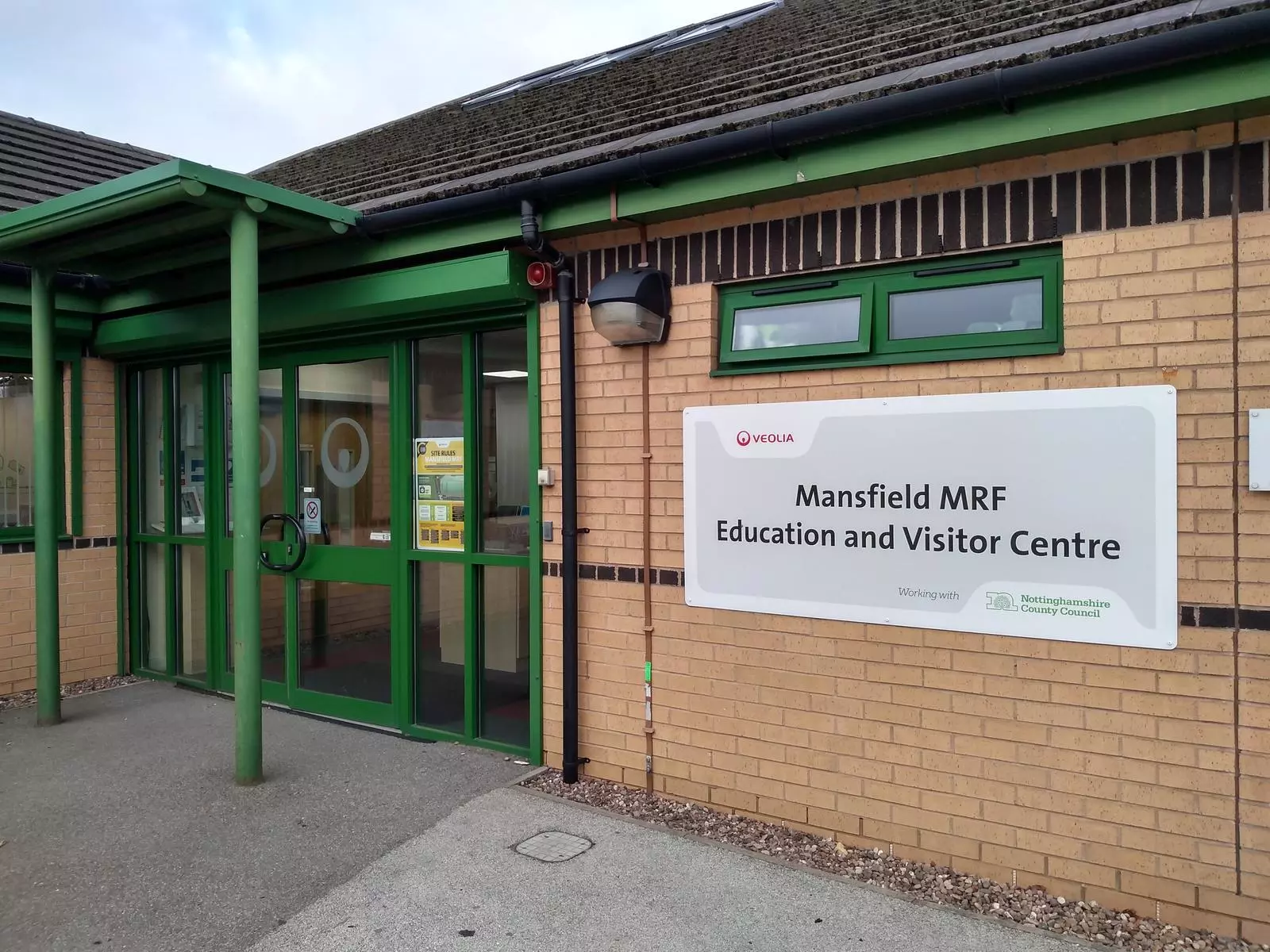 Entrance to the Education Centre